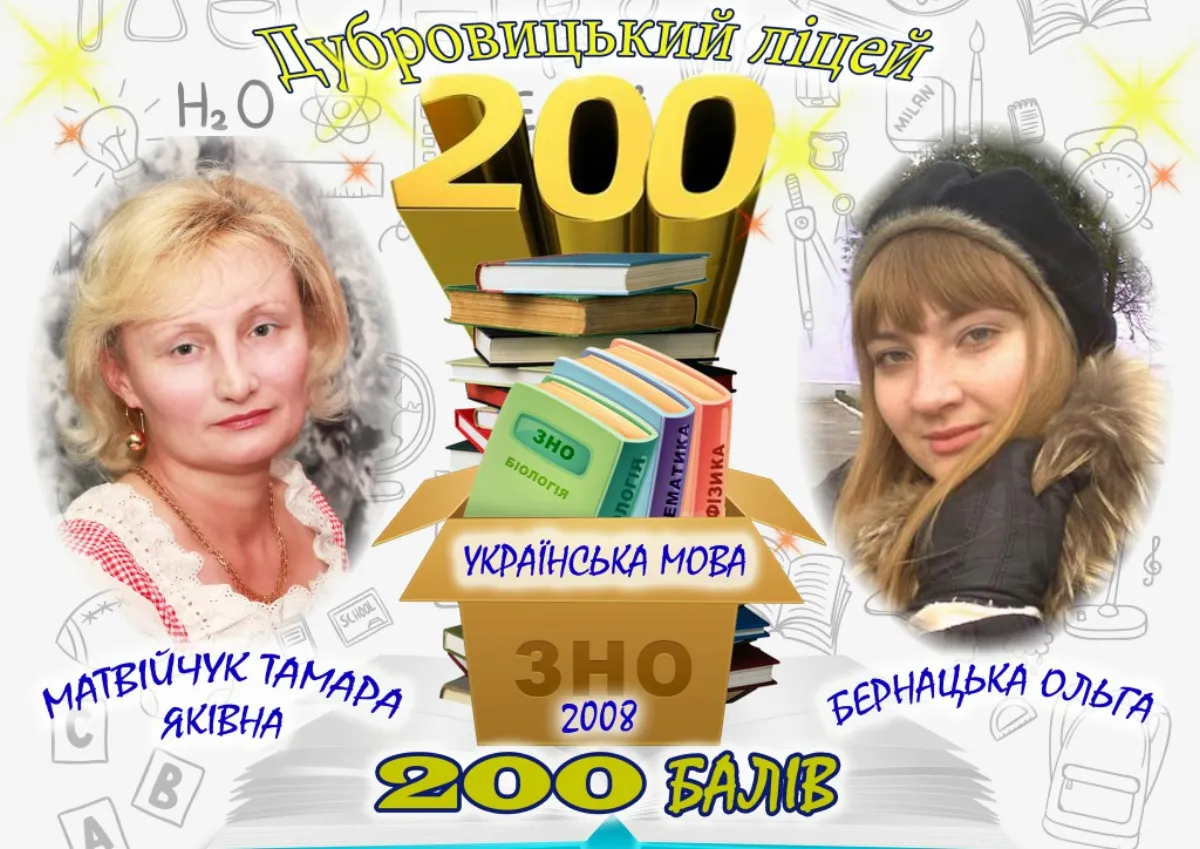 ЗНО 200 балів