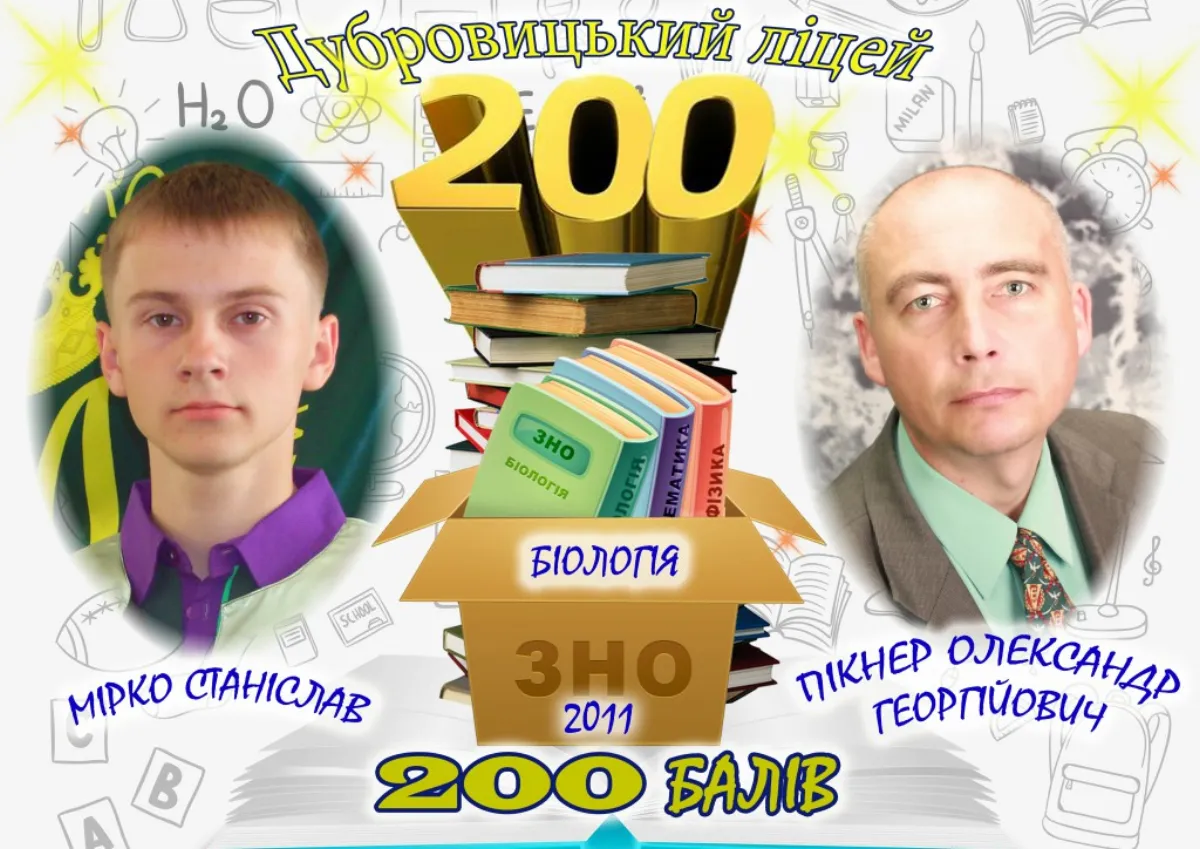 ЗНО 200 балів